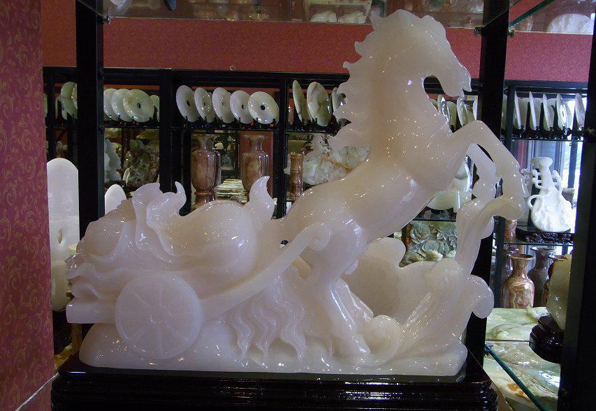 玉石工藝品,玉石擺件,風(fēng)水?dāng)[件,馬上發(fā)財(cái)